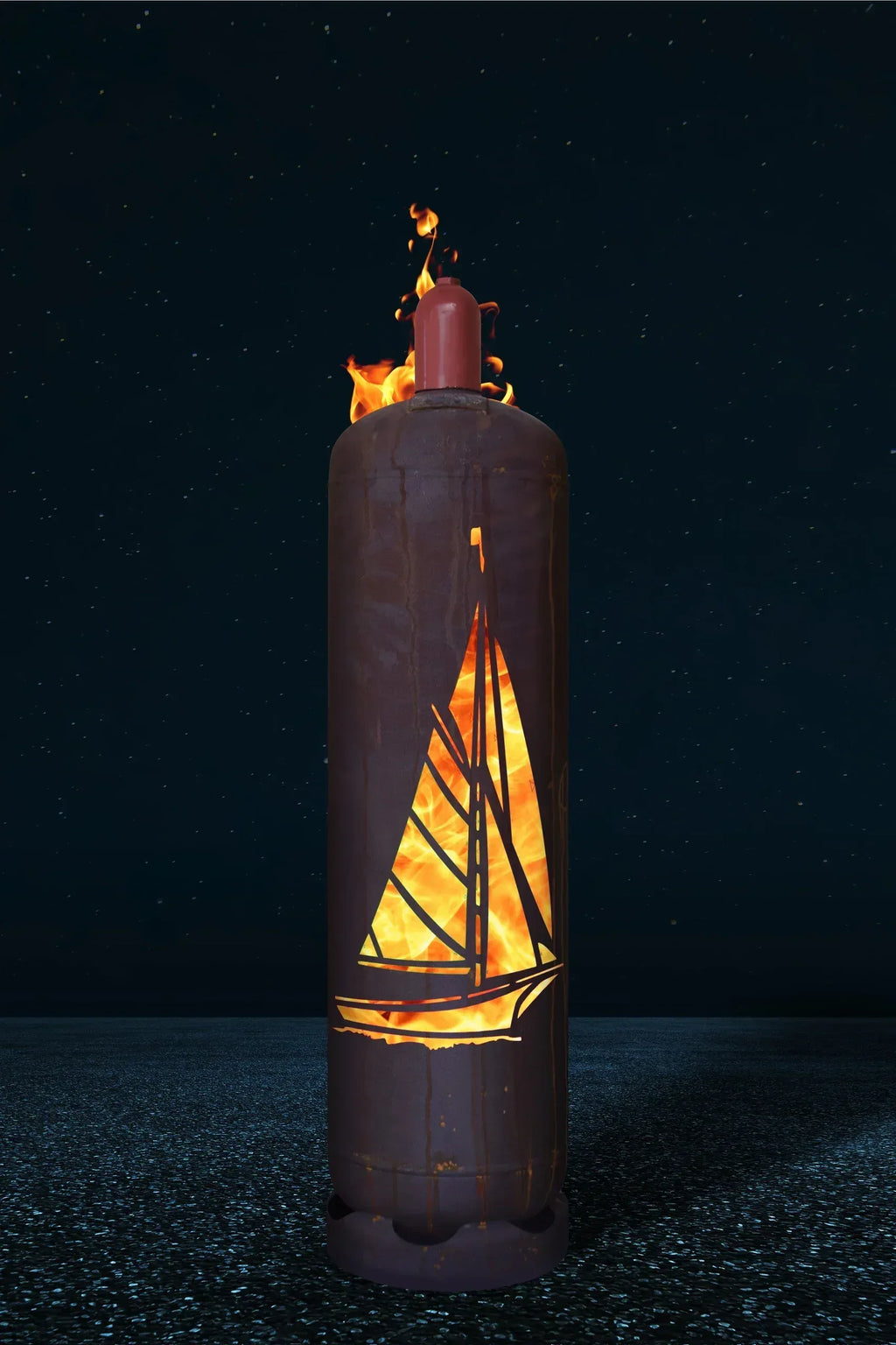 Feuertonne Segelboot