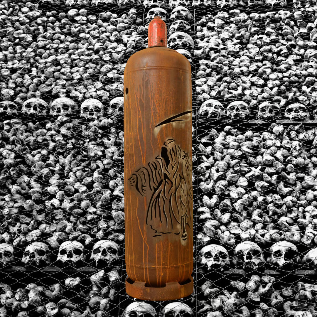 Feuertonne Sensenmann
