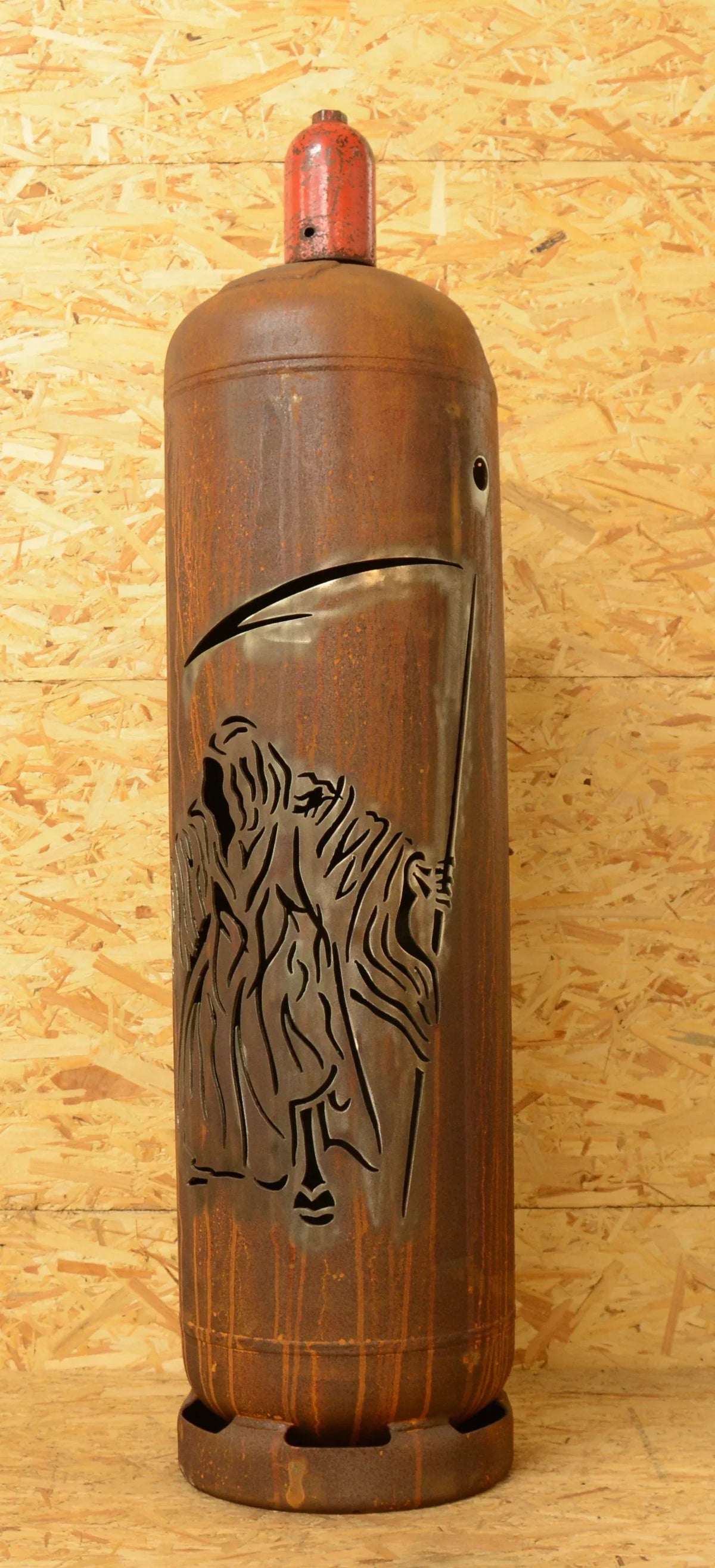 Feuertonne Sensenmann