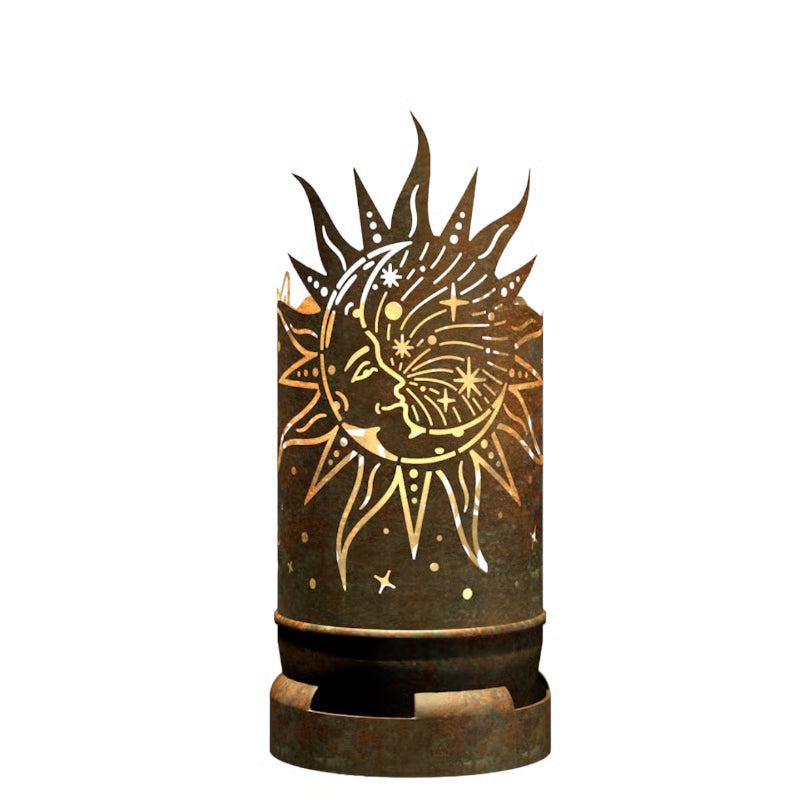 Dropslik Feuertonne Sonne, Mond, Sterne exklusiv Design
