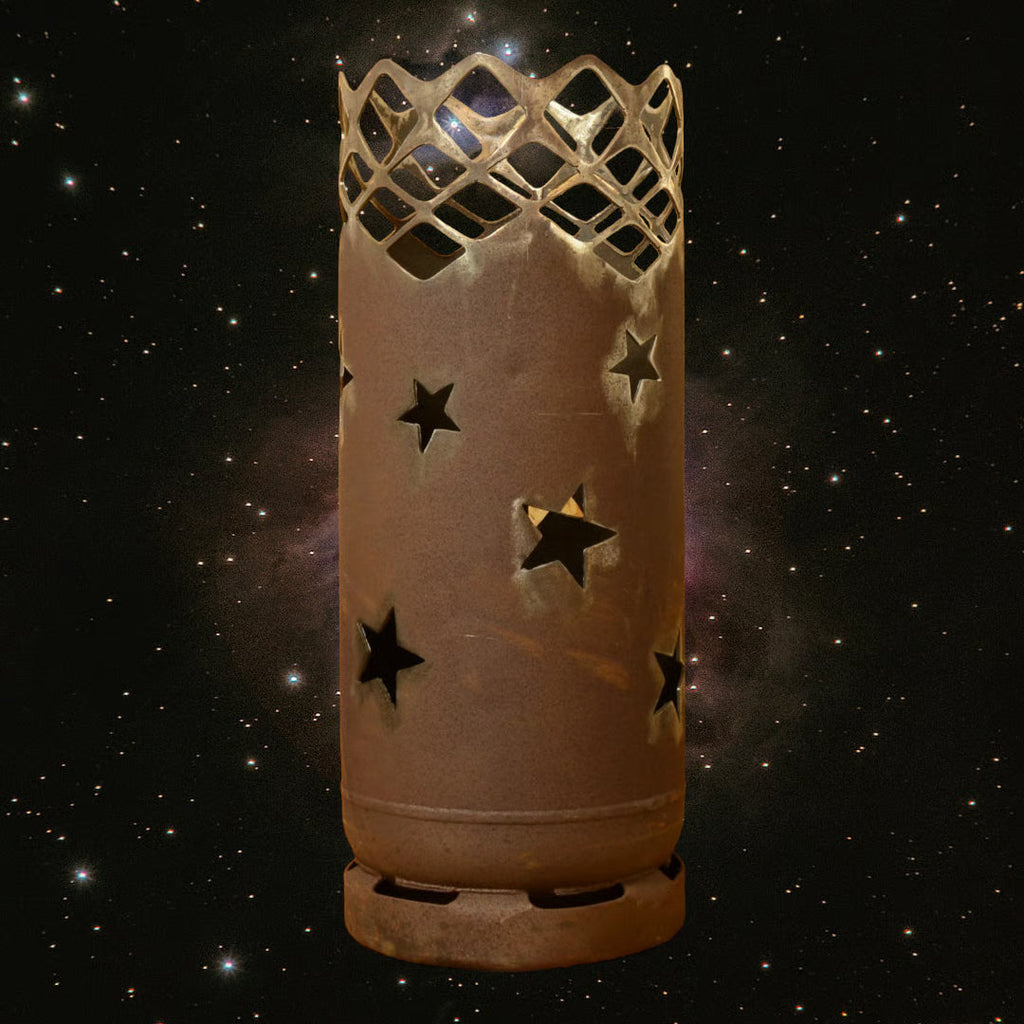Feuertonne "Sterne" (Rundummotiv)