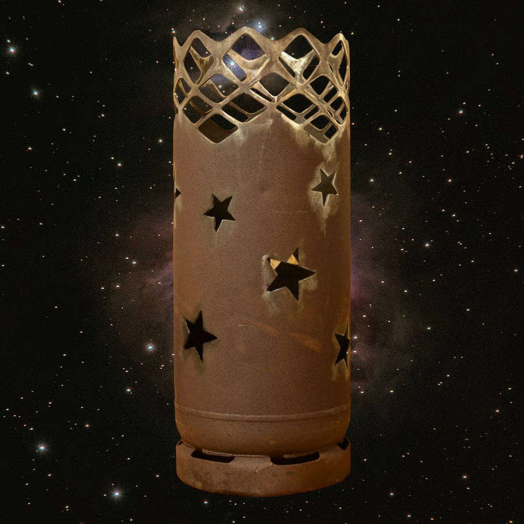 Feuertonne "Sterne" (Rundummotiv)