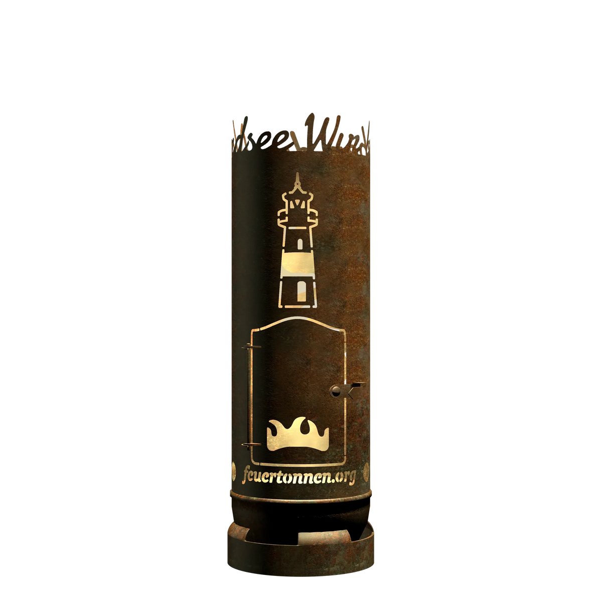 Feuertonne Sylt mit Leuchtturm