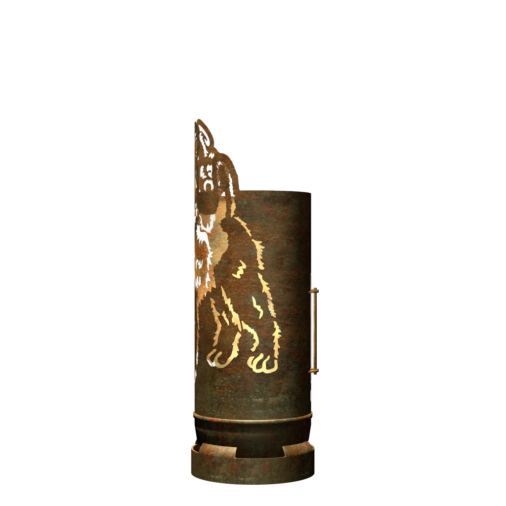 Feuertonne Airedale Terrier exklusiv Design