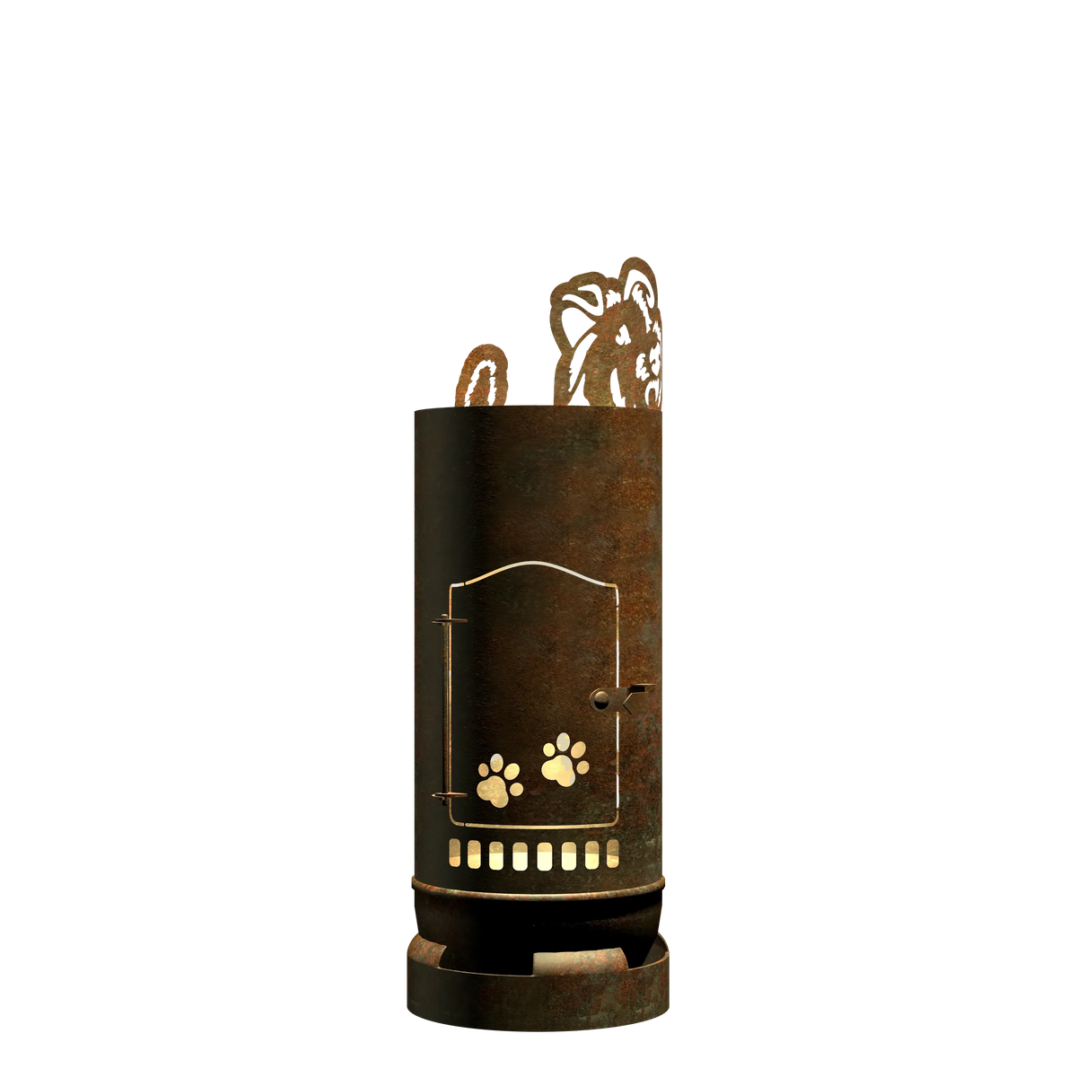 Feuertonne Airedale Terrier exklusiv Design